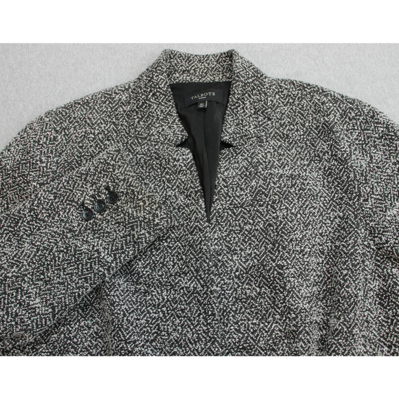 Talbots Jackets & Blazers - Talbots Blazer Womens 2X Collarless Stretch One Button Jacket Lined